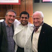 Hrishikesh with Michel and Alain Roux